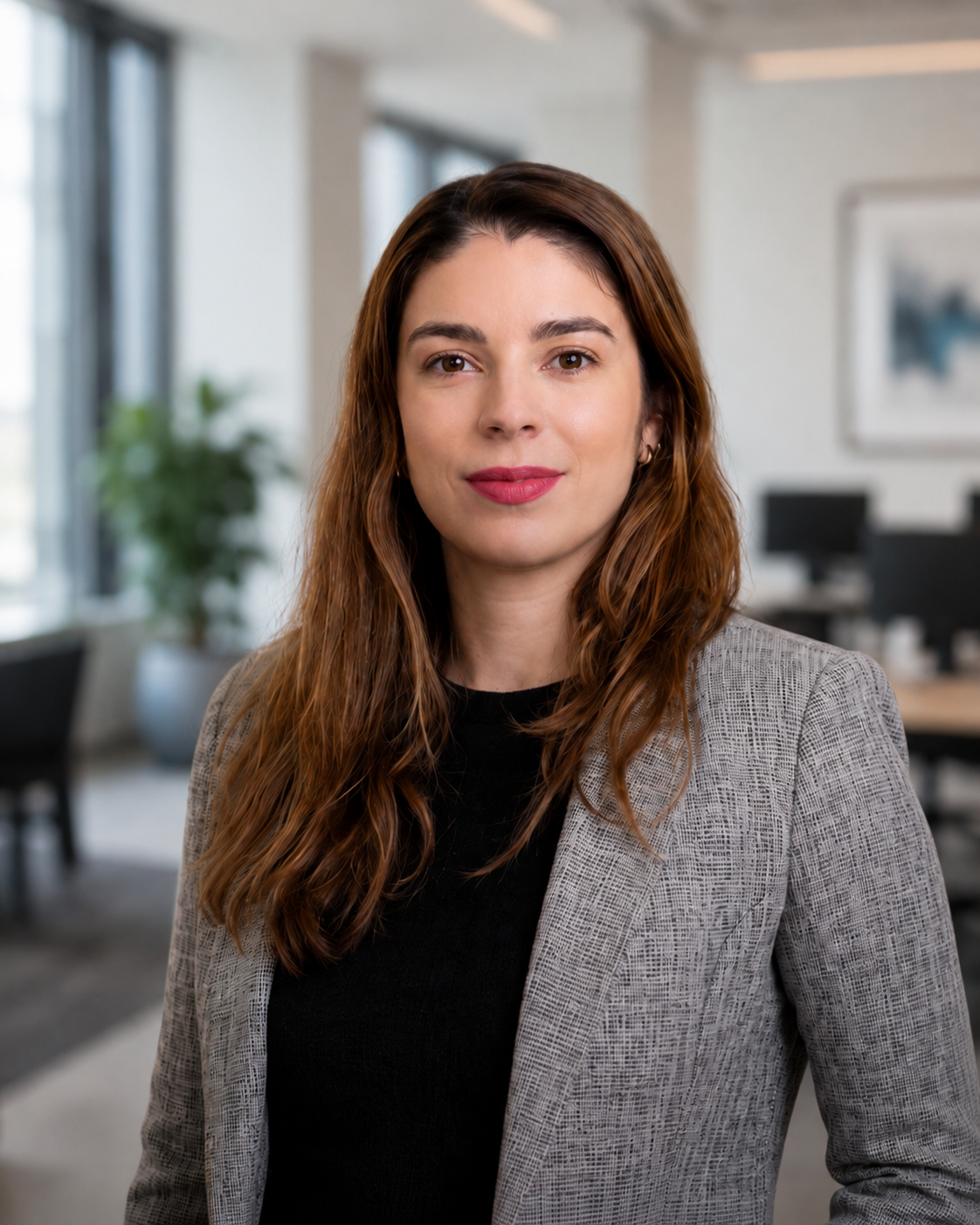 Portrait of Thais Menezes, Family Lawyer, Stokes Law LLP Calgary